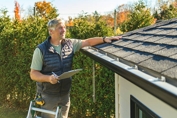 Professional Flat Roof Repair technician working in Marthasville, MO